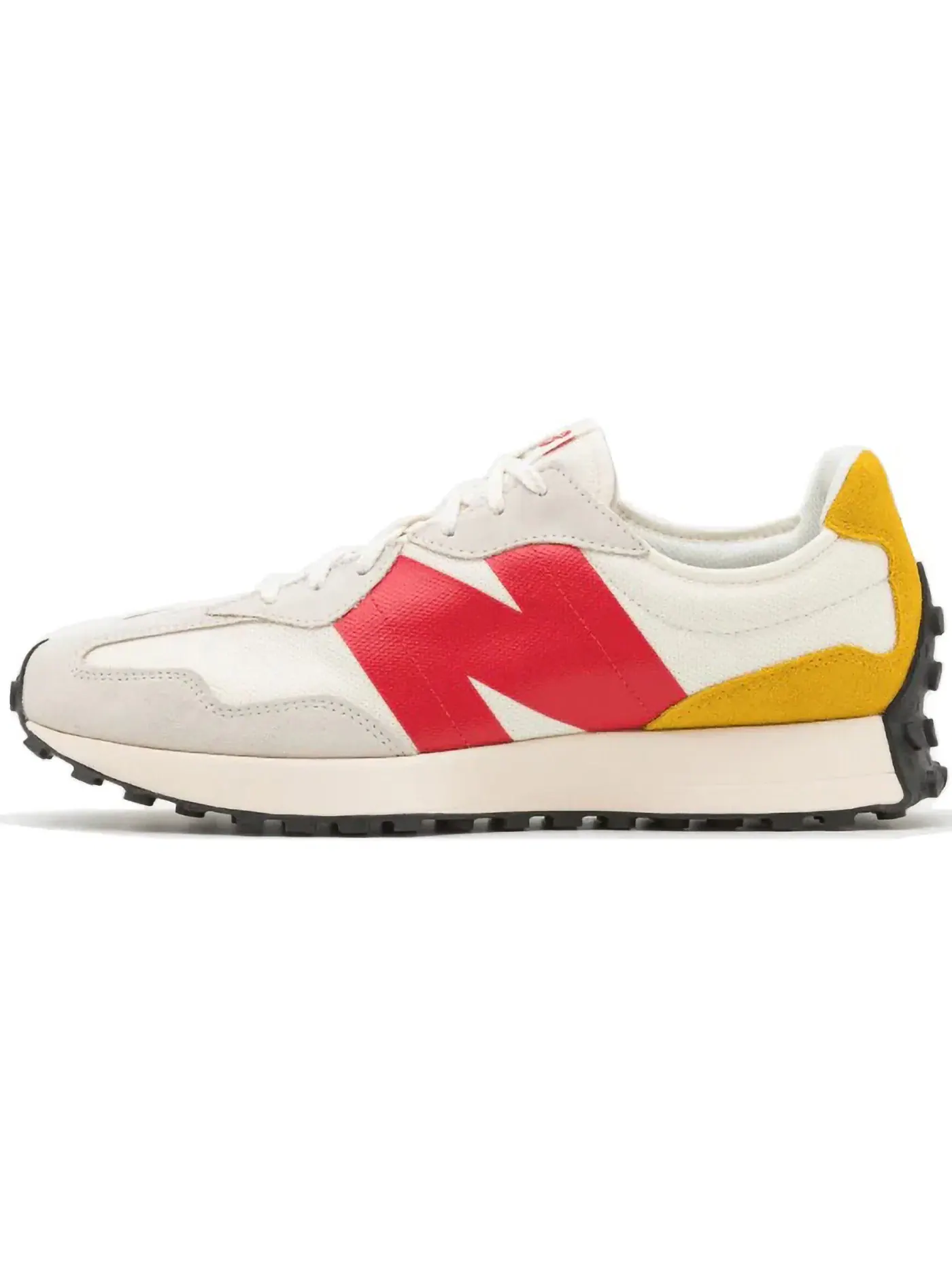 Мужские кроссовки Lifestyle New Balance 327 — изображение 2 из 2, кремовый/желтый/красный