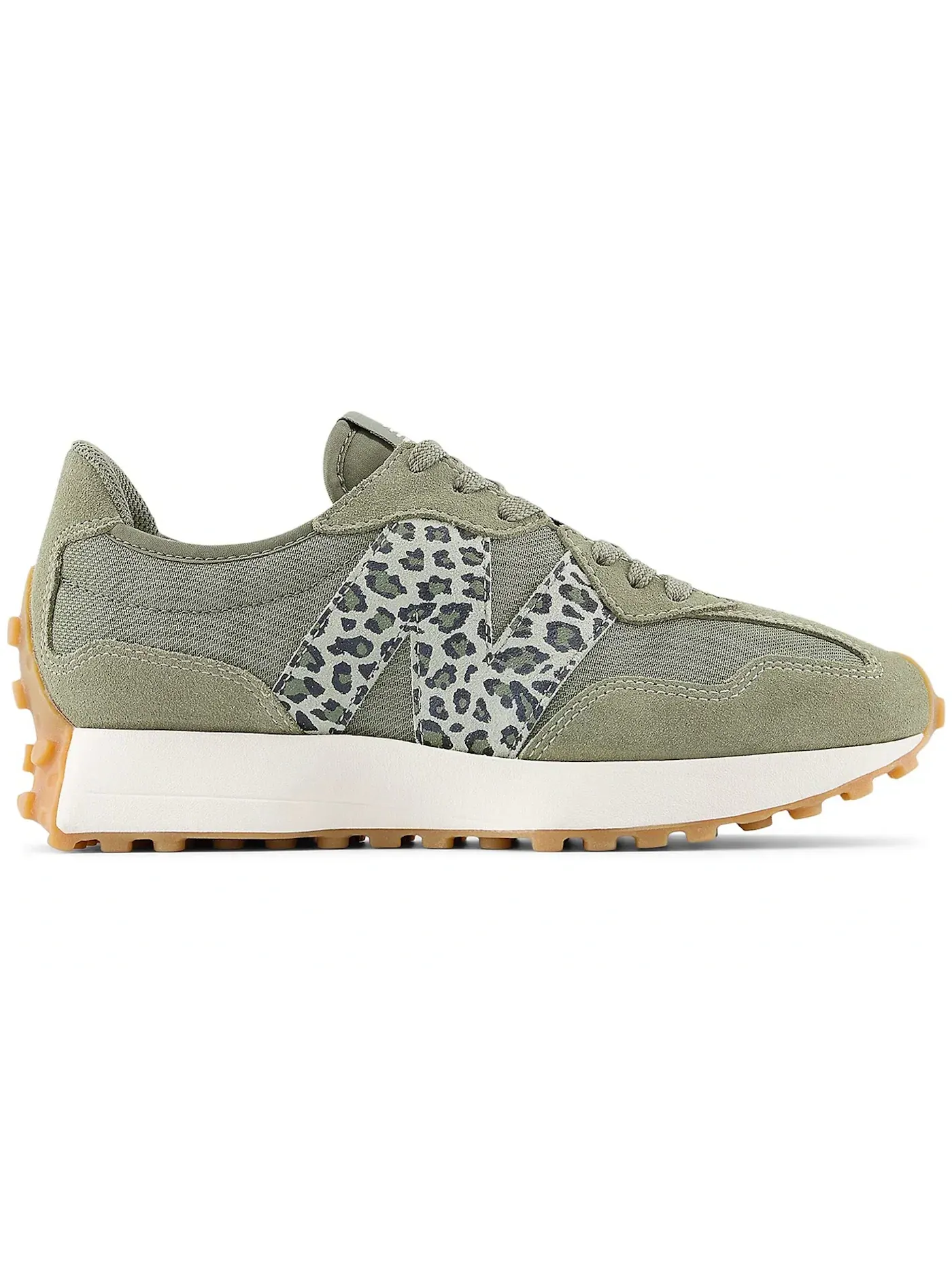 Женские кроссовки Lifestyle New Balance 327, Dark Olivine — изображение 1 из 1