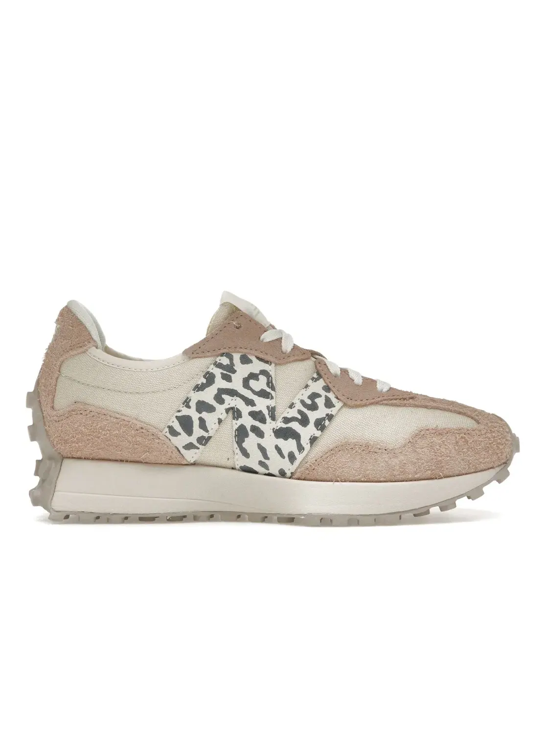 Женские кроссовки Lifestyle New Balance 327, Flat Taupe Linen Leopard — изображение 1 из 4
