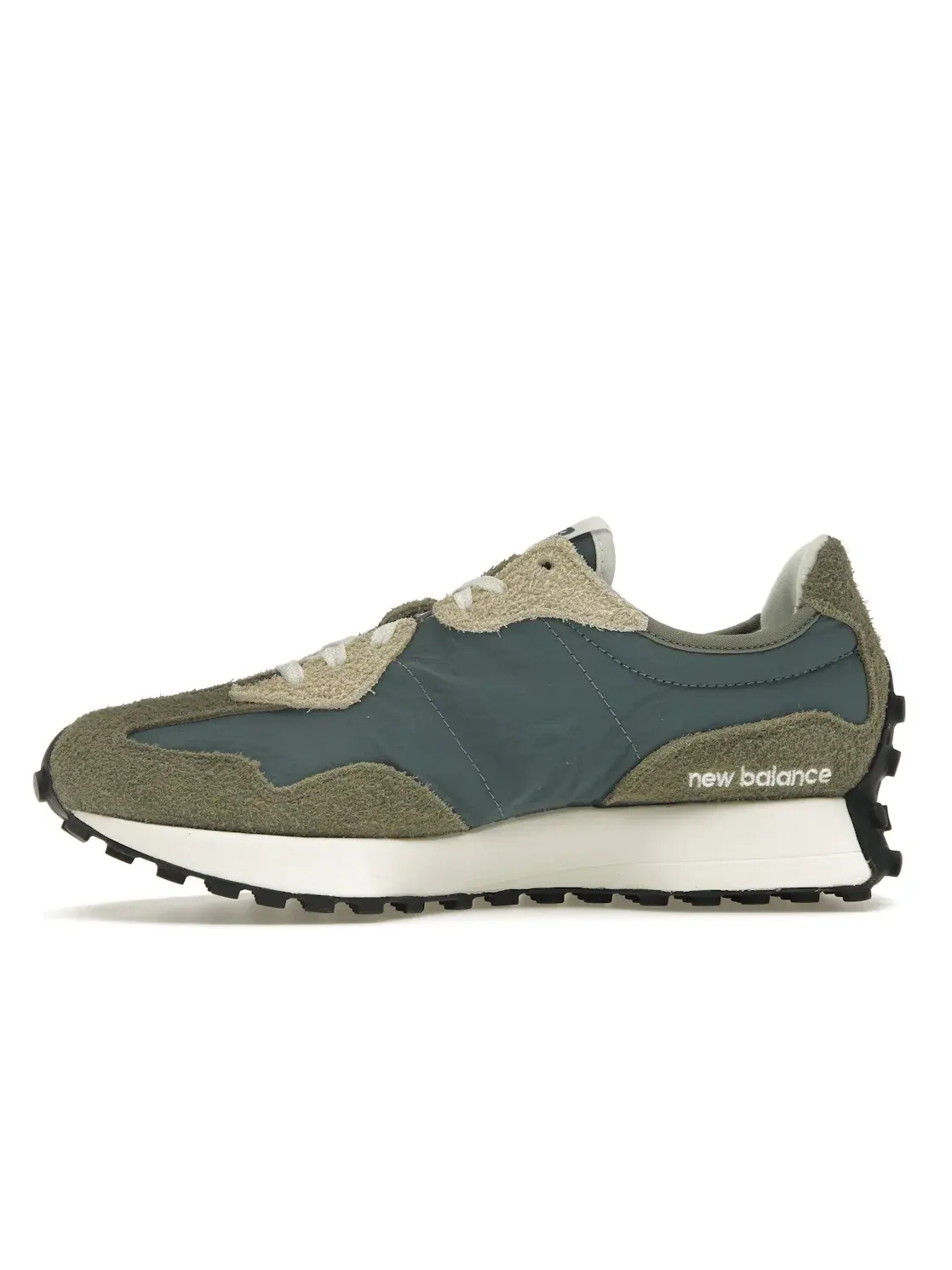 Мужские кроссовки Lifestyle New Balance 327 — изображение 3 из 4, зеленый серый белый
