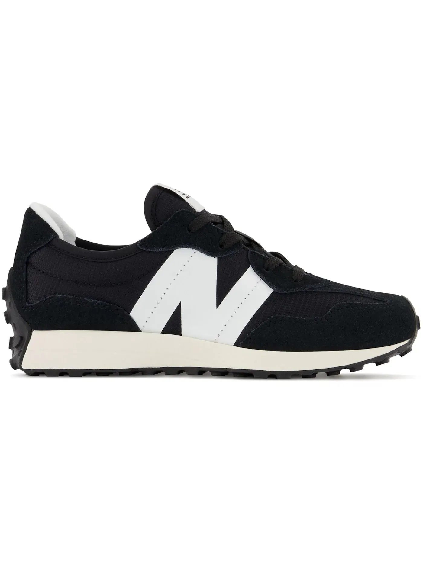 Детские кроссовки Lifestyle New Balance 327 Lace — изображение 1 из 1, черный/белый