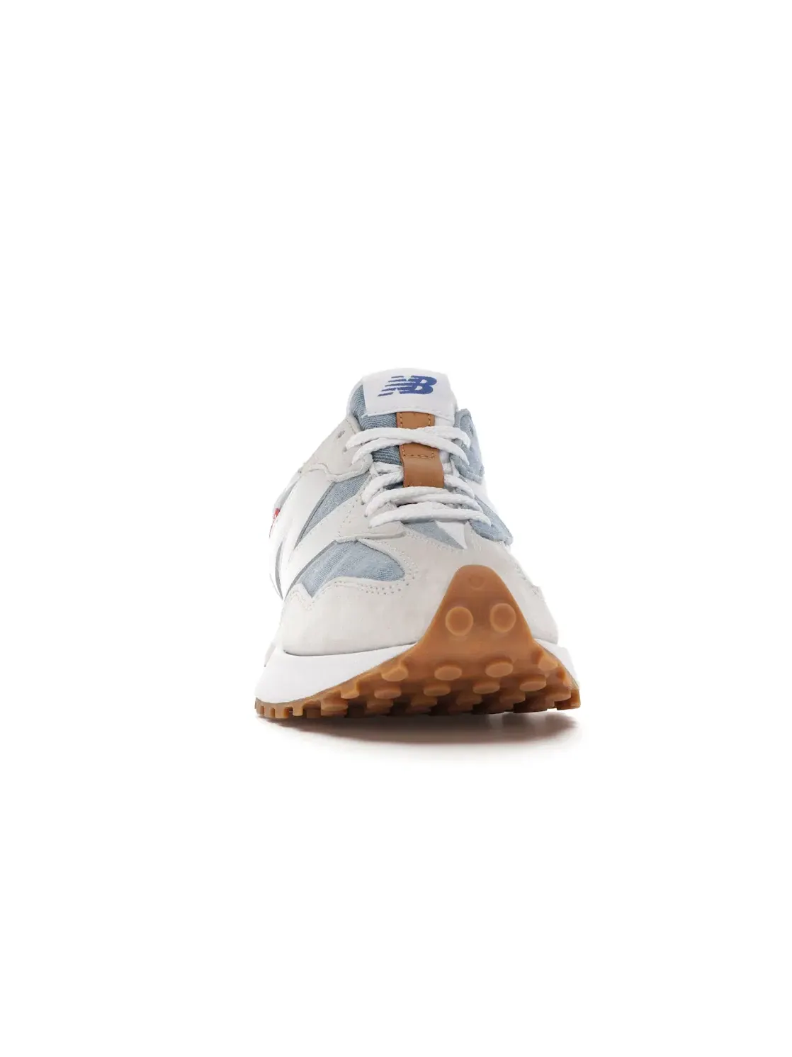 Женские кроссовки с джинсовым дизайном New Balance 327 — изображение 2 из 4, синий/белый