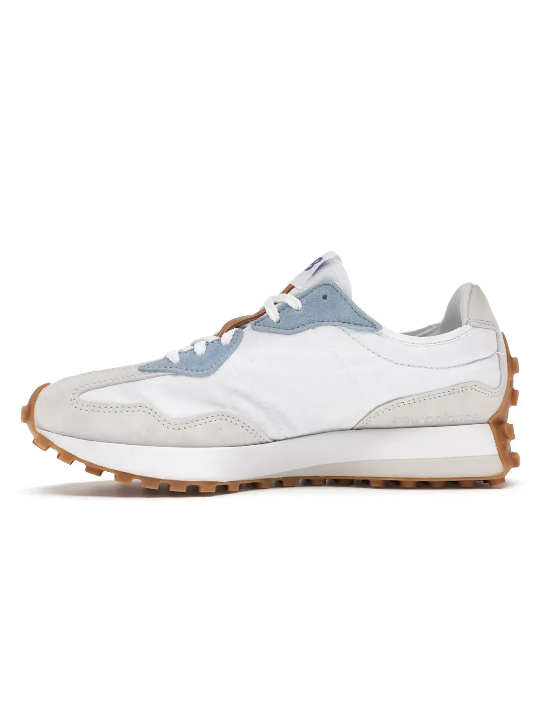 Женские кроссовки с джинсовым дизайном New Balance 327 — изображение 3 из 4, синий/белый