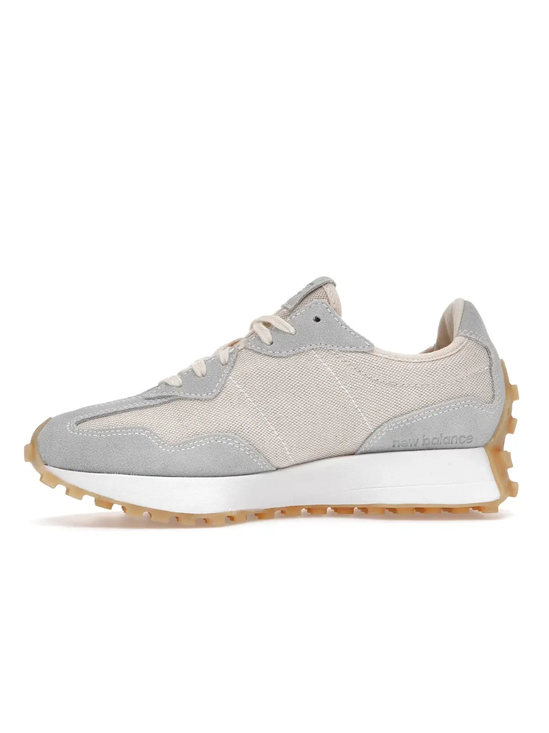 Женские кроссовки с ретро-дизайном New Balance 327 — изображение 3 из 4, белый/бледный синий
