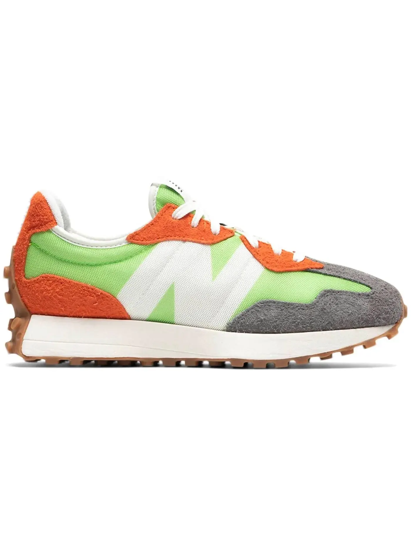 Мужские кроссовки Lifestyle New Balance 327 — изображение 1 из 1, зеленый красный серый