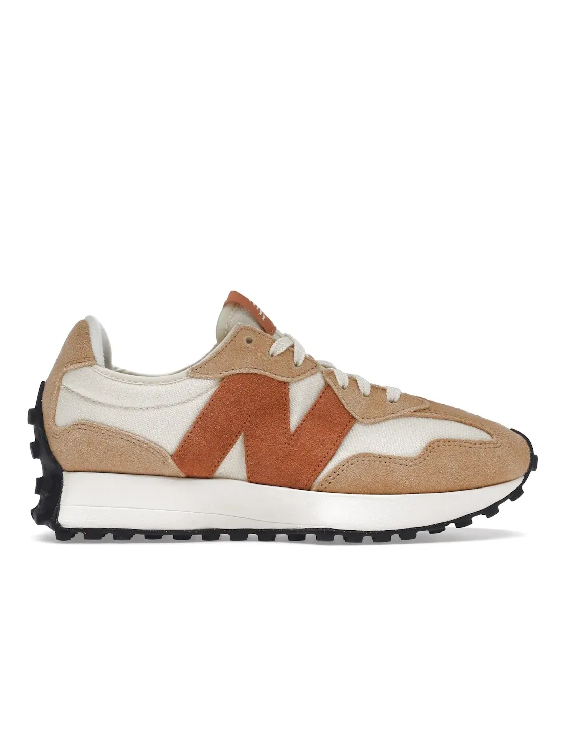 Мужские кроссовки Lifestyle New Balance 327, Macadamia Nut/Sweet Caramel — изображение 1 из 4