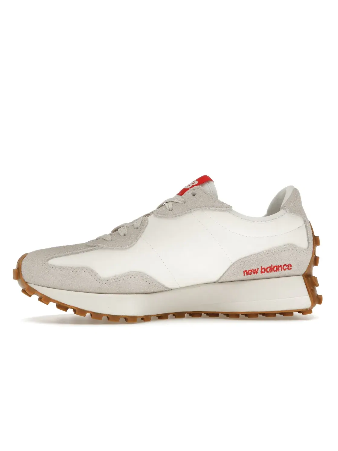 Женские кроссовки с текстильным и замшевым верхом New Balance 327 — изображение 3 из 4, красный
