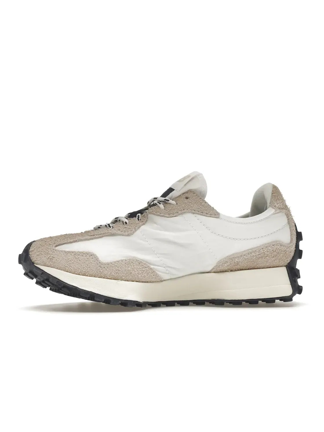 Мужские кроссовки из кожи и замши New Balance 327 — изображение 3 из 4, белый