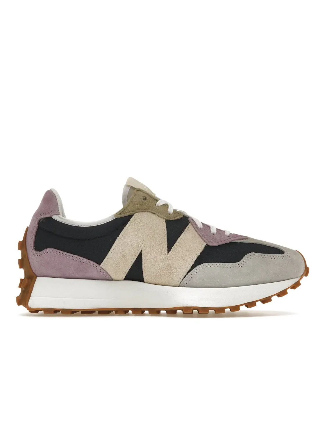 Женские кроссовки с замшевым верхом New Balance 327 — изображение 1 из 4, натуральный индиго