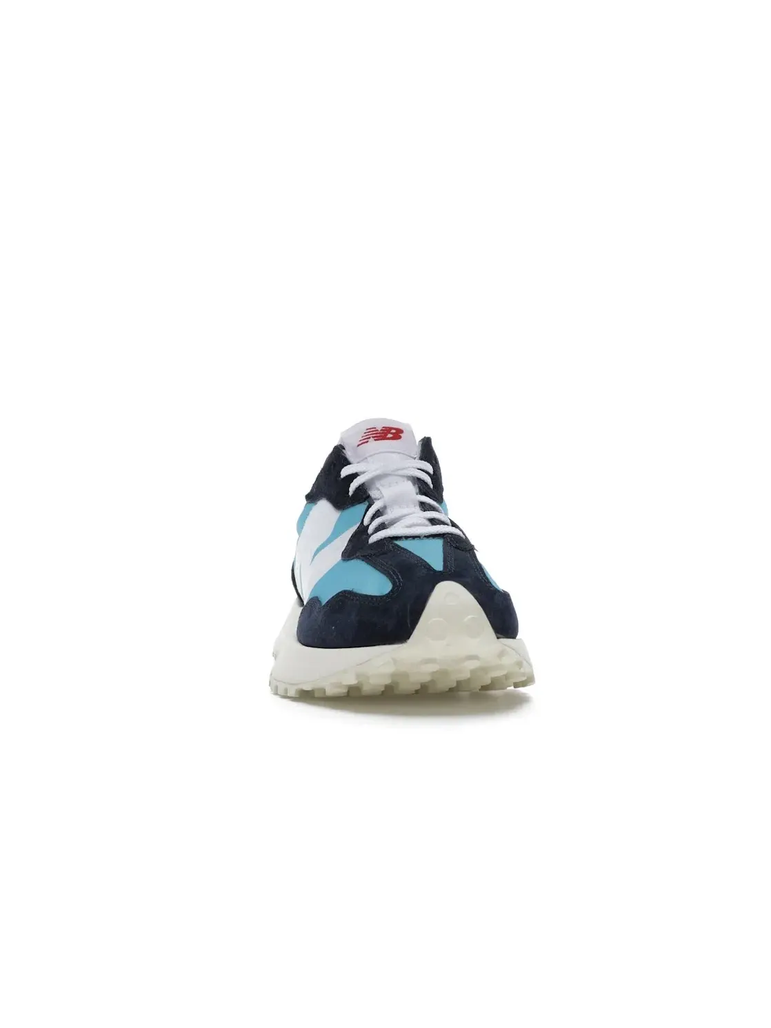 Женские кроссовки с замшевыми вставками New Balance 327 — изображение 2 из 4, темно-синий/белый-синий