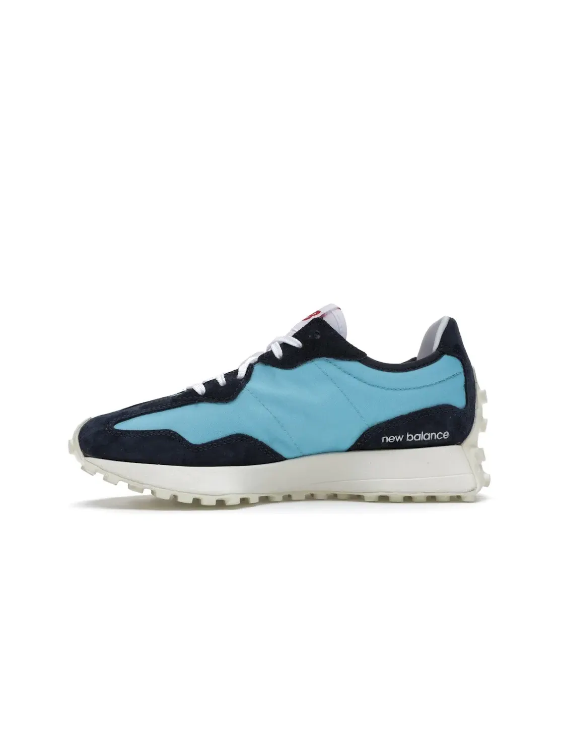 Женские кроссовки с замшевыми вставками New Balance 327 — изображение 3 из 4, темно-синий/белый-синий