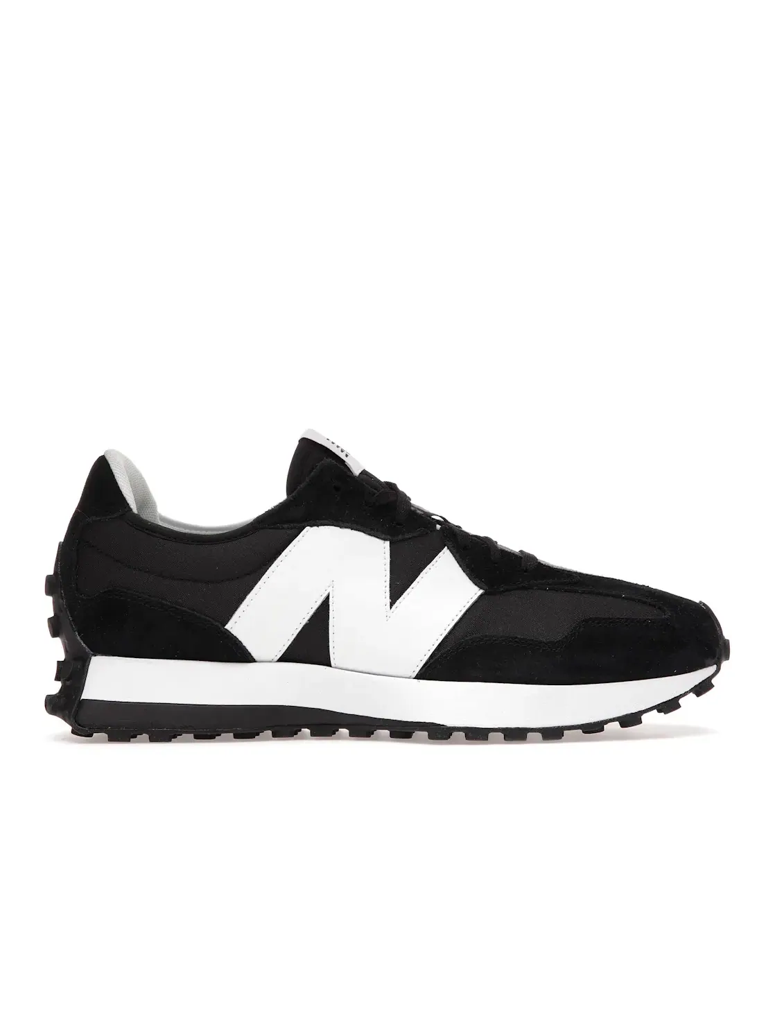 Мужские кроссовки с асимметричным дизайном New Balance 327 NB Collective — изображение 1 из 4, черный/белый-серый