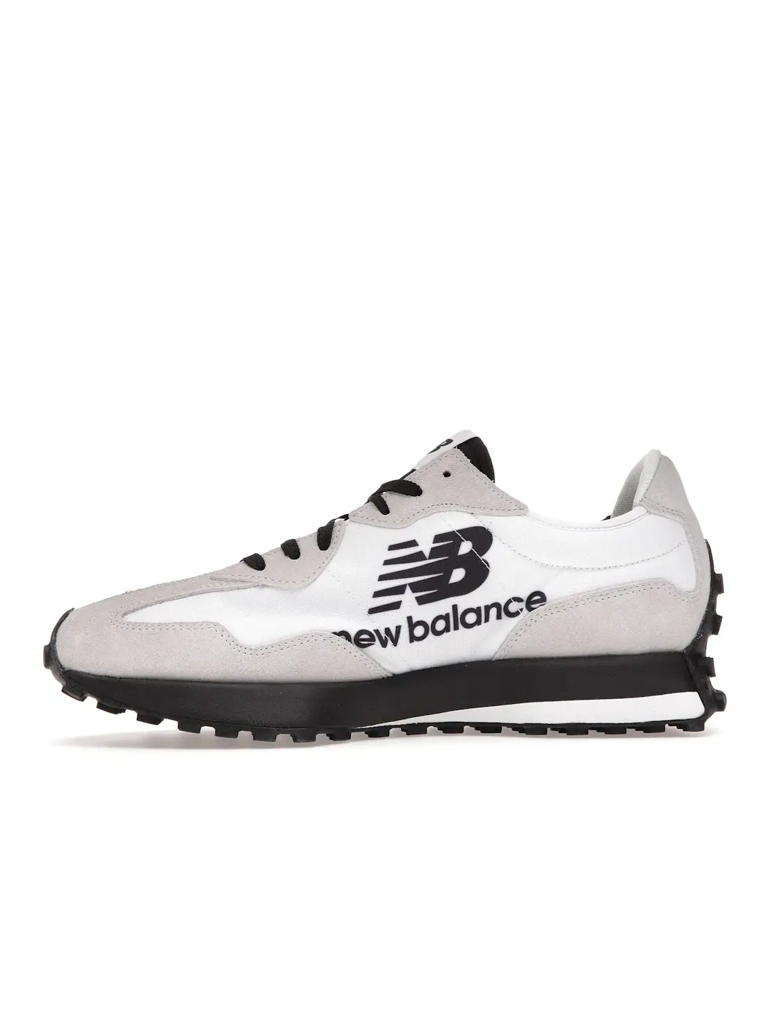 Мужские кроссовки с асимметричным дизайном New Balance 327 NB Collective — изображение 3 из 4, черный/белый-серый
