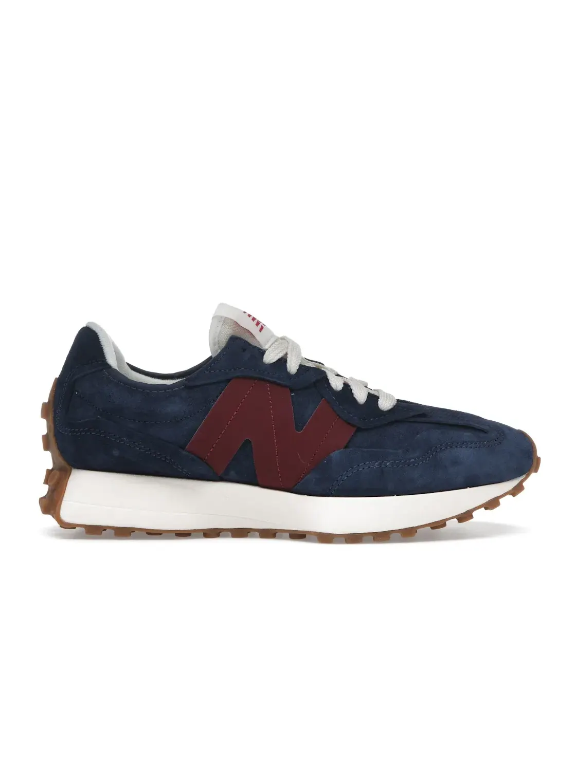 Мужские кроссовки повседневные New Balance 327 — изображение 1 из 4, темно-синий/бордовый