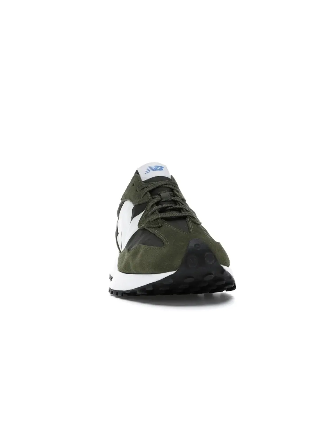Мужские кроссовки с текстильным верхом New Balance 327 — изображение 2 из 4, оливковый белый