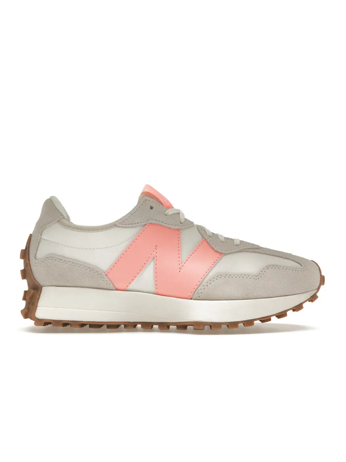 Женские кроссовки Lifestyle New Balance 327 — изображение 1 из 4, розовый белый