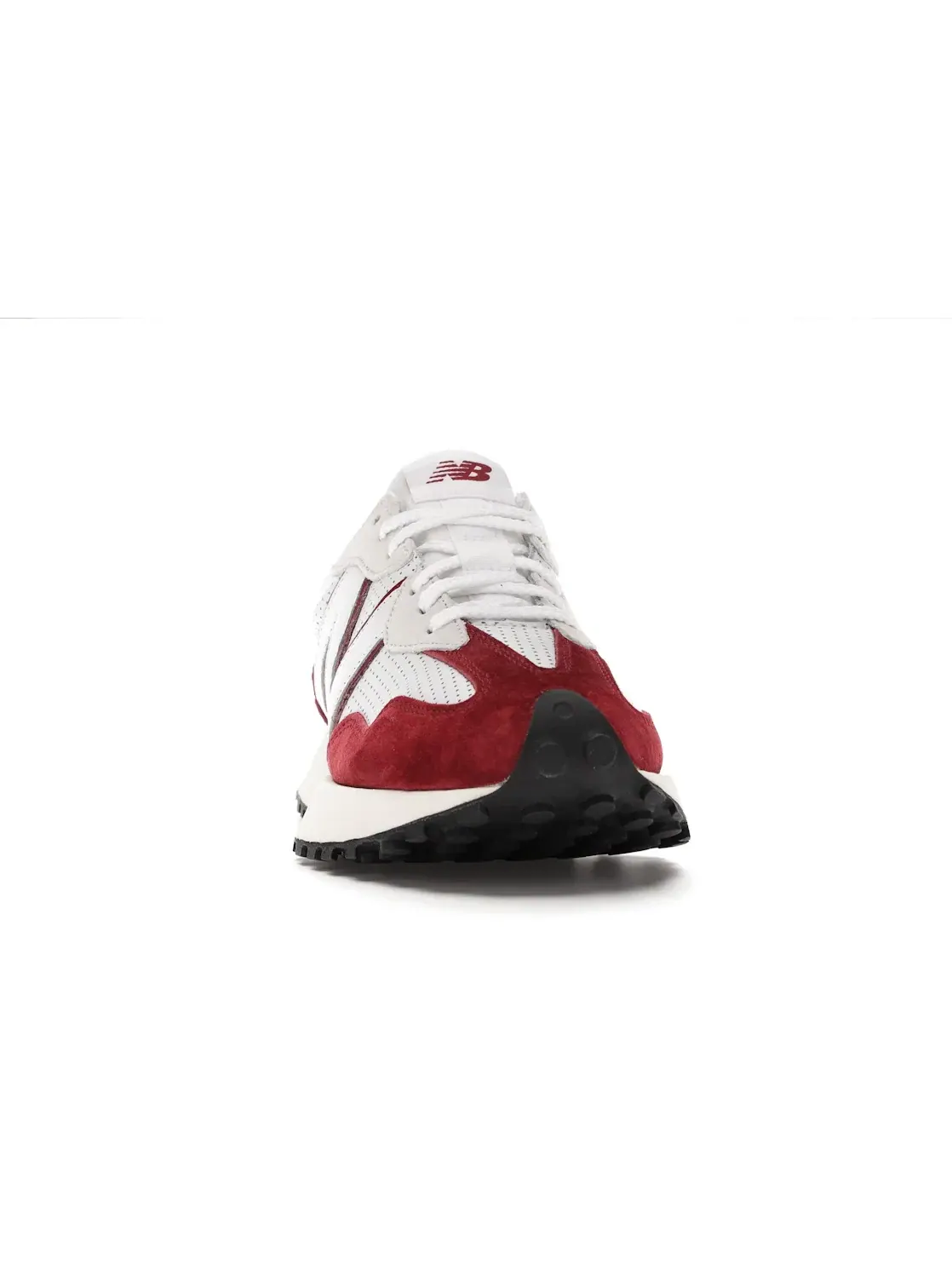Мужские кроссовки из замши и кожи New Balance 327 — изображение 2 из 4, белый
