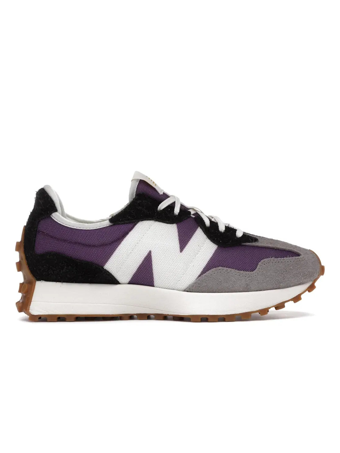Женские кроссовки с сетчатым верхом New Balance 327 — изображение 1 из 4, фиолетовый/белый-черный