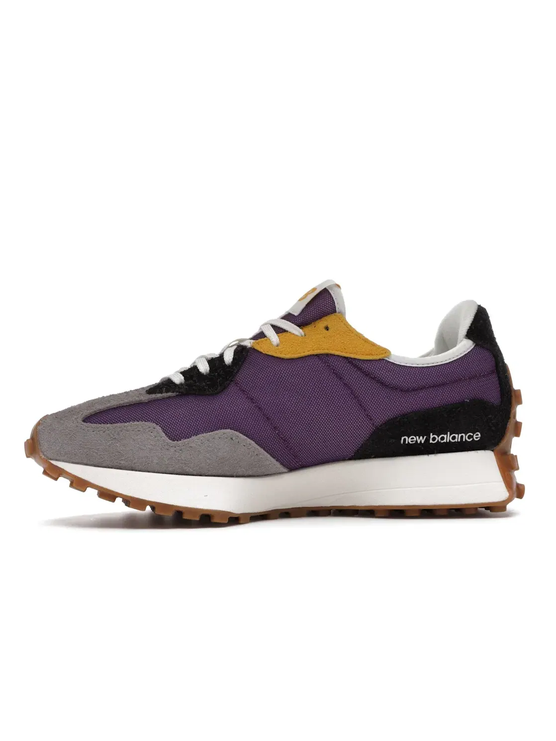 Женские кроссовки с сетчатым верхом New Balance 327 — изображение 3 из 4, фиолетовый/белый-черный