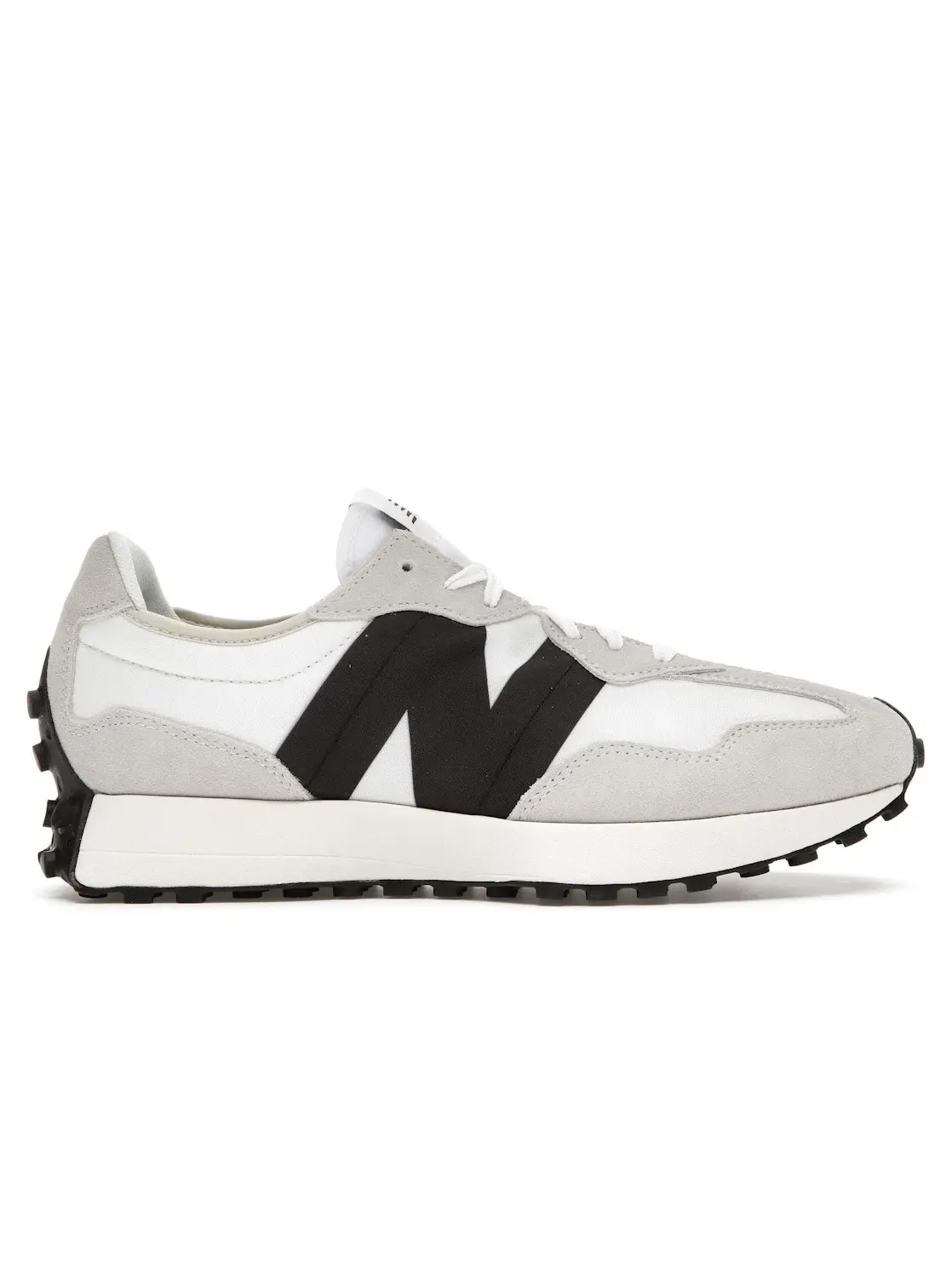 Мужские кроссовки из нейлона и замши New Balance 327 — изображение 1 из 4, черный