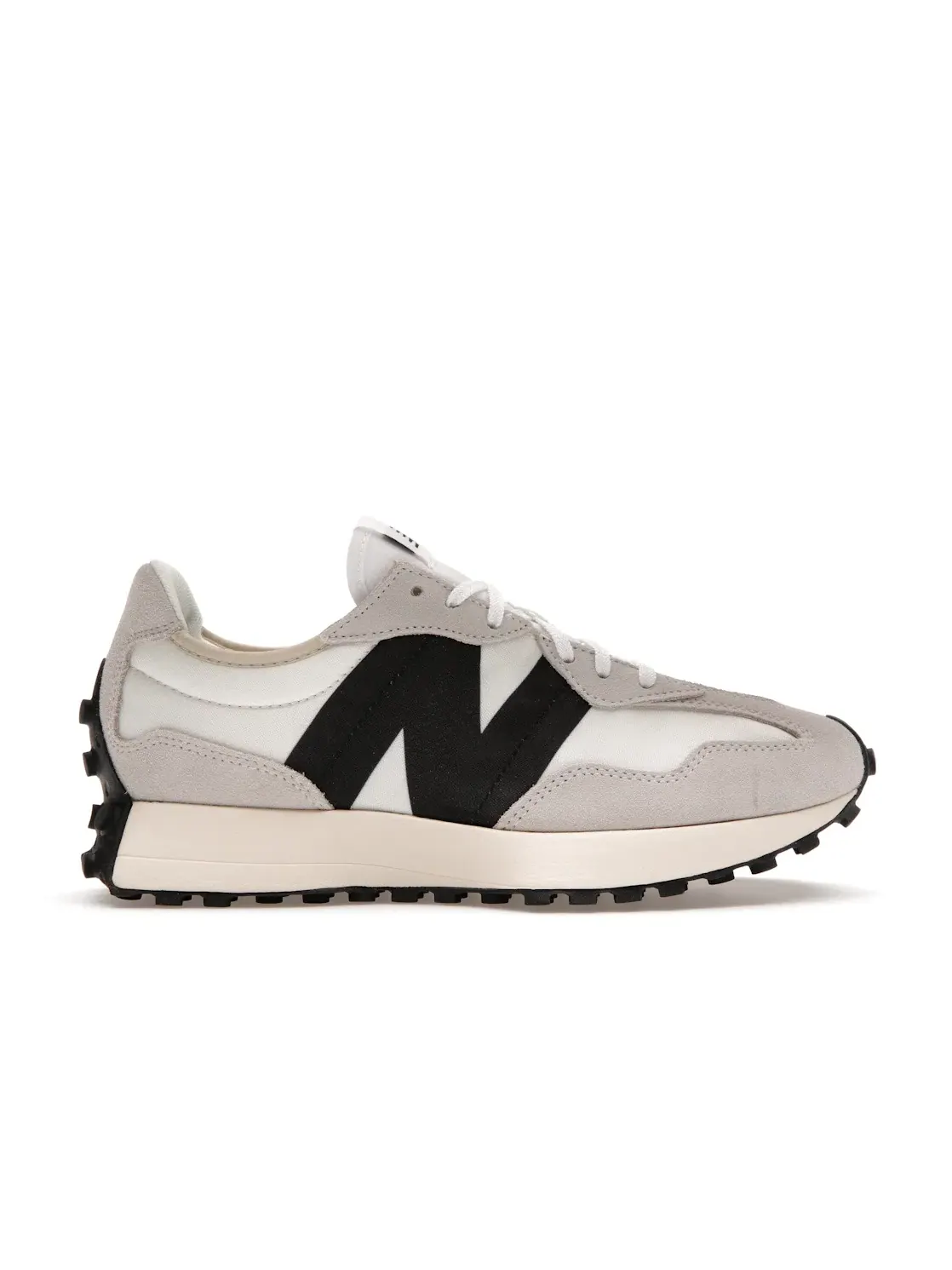 Женские кроссовки с сетчатым верхом New Balance 327 — изображение 1 из 4, белый/черный