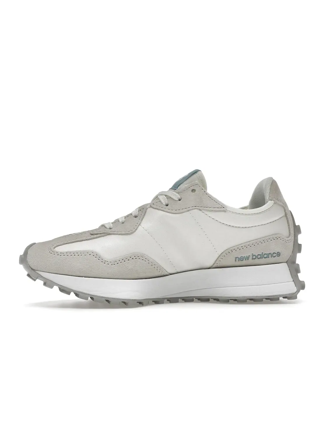 Женские кроссовки с замшевым и нейлоновым верхом New Balance 327, Sea Salt/Ocean Haze — изображение 3 из 4