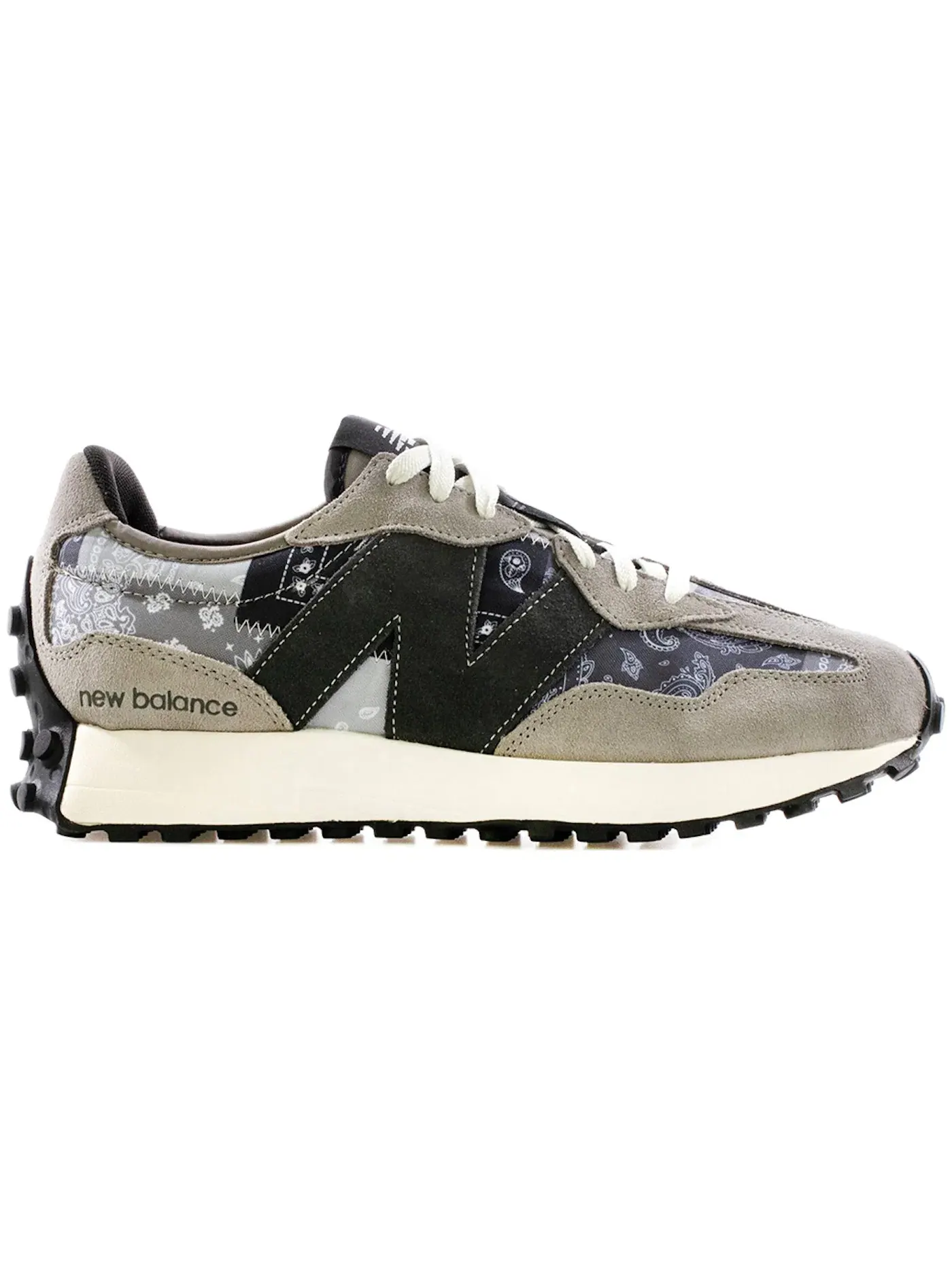 Мужские кроссовки для активного отдыха New Balance 327 — изображение 1 из 1, серый/черный