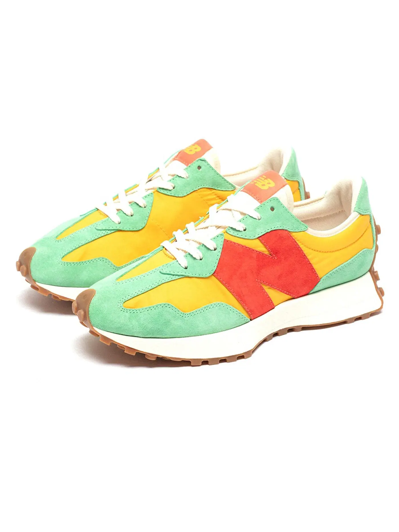 Мужские кроссовки Lifestyle New Balance 327 — изображение 1 из 1, красный/желтый-зеленый