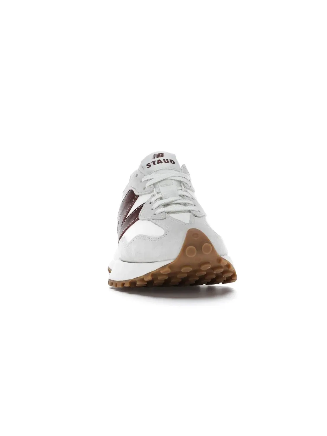 Женские кроссовки Lifestyle New Balance 327 — изображение 2 из 4, белый/бордовый
