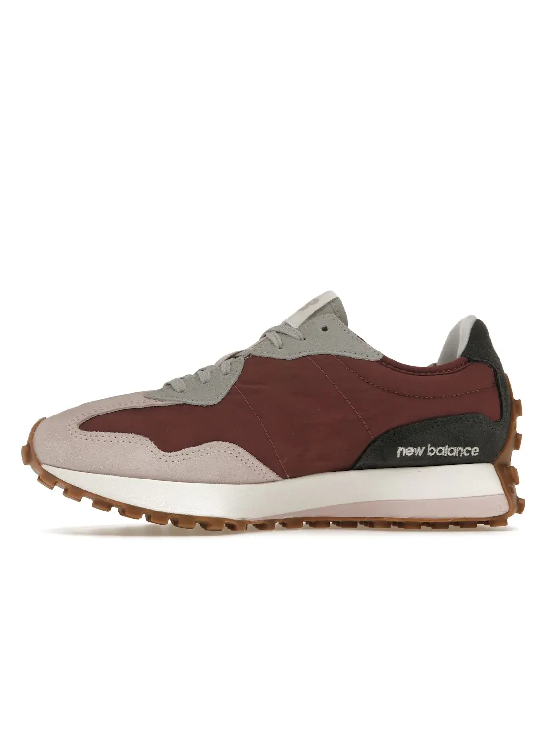 Женские кроссовки с замшевыми вставками New Balance 327 — изображение 3 из 4, розовый
