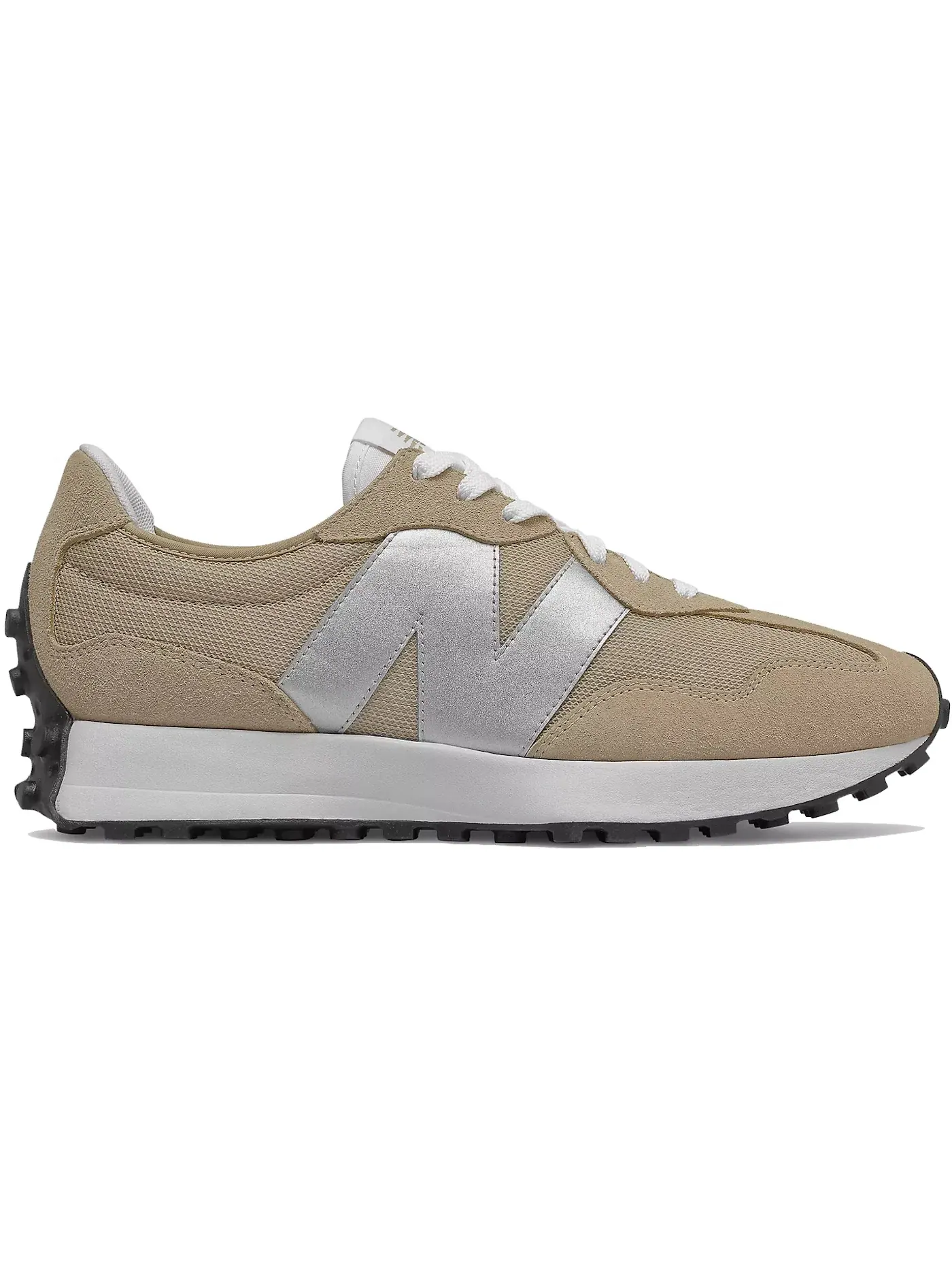 Мужские кроссовки Lifestyle New Balance 327 — изображение 1 из 1, металлик серебристый