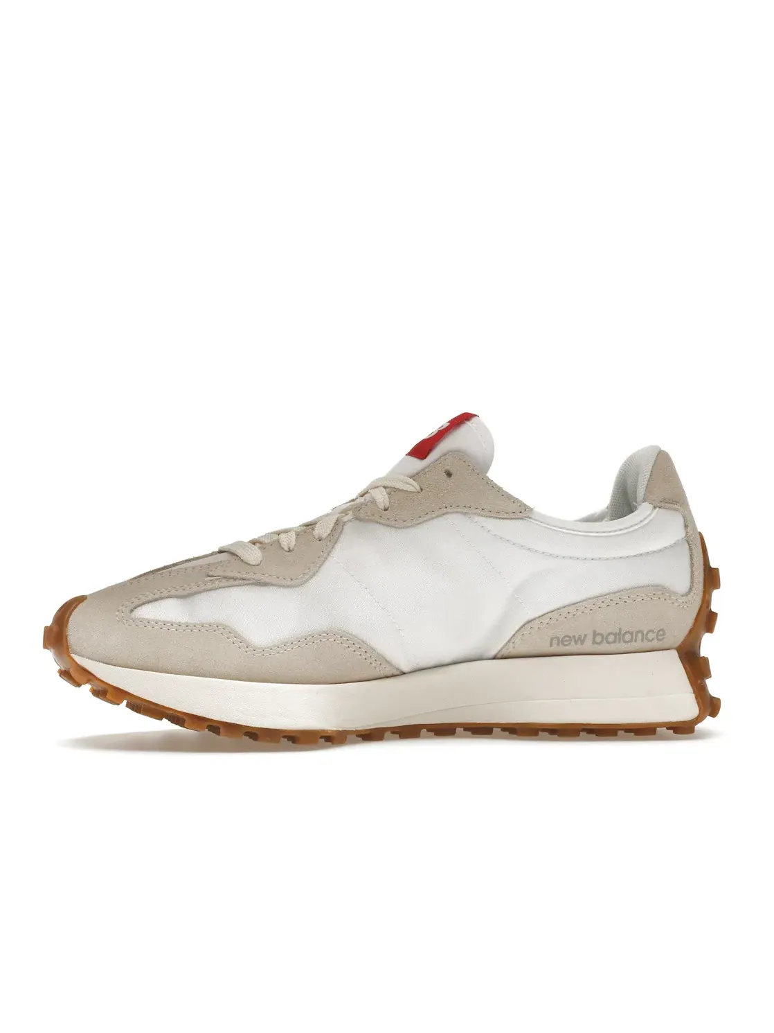 Мужские кроссовки с замшевыми накладками New Balance 327 — изображение 3 из 4, белый