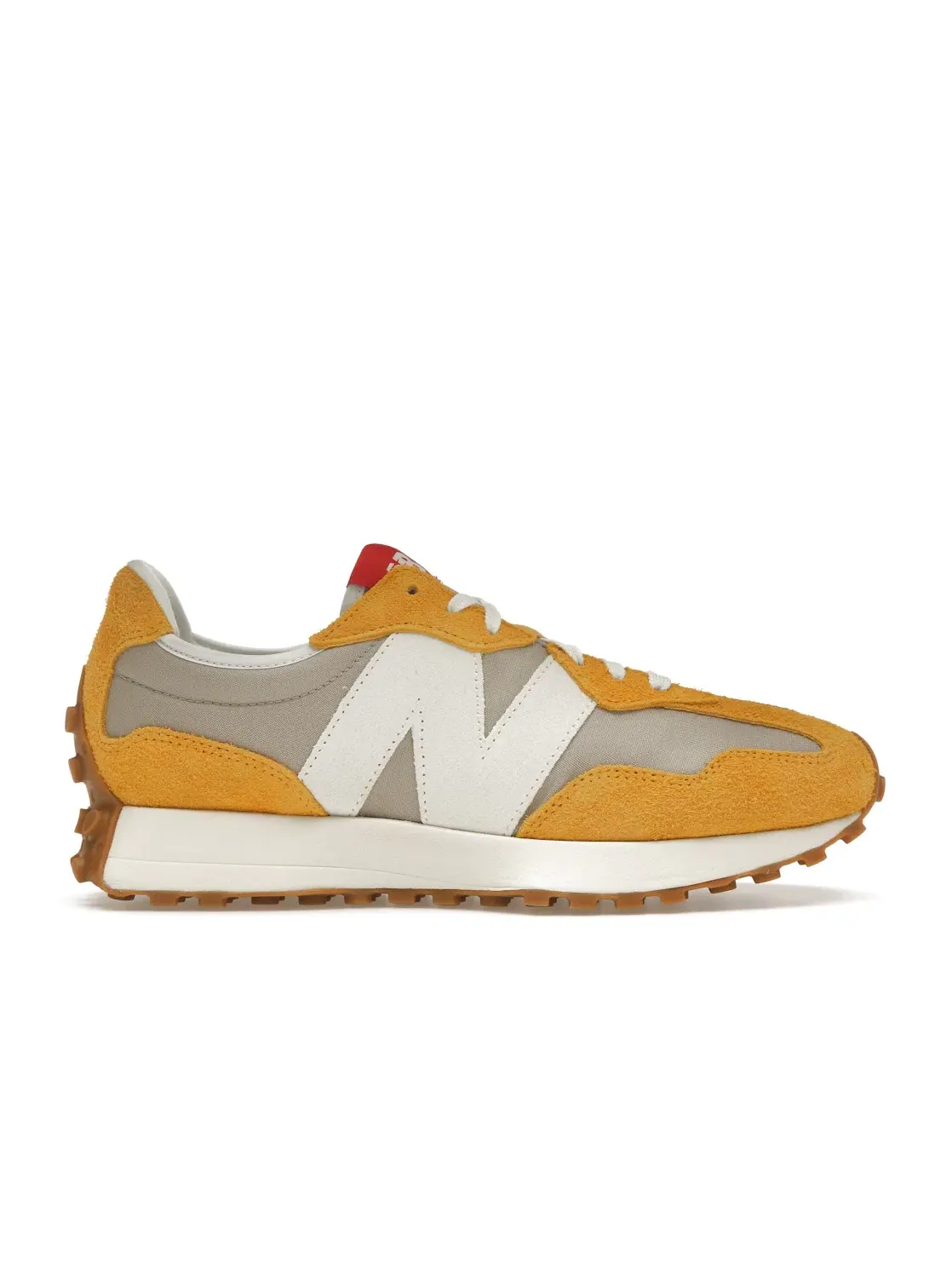 Мужские кроссовки lifestyle New Balance 327 — изображение 1 из 4, золотистый/серый/красный