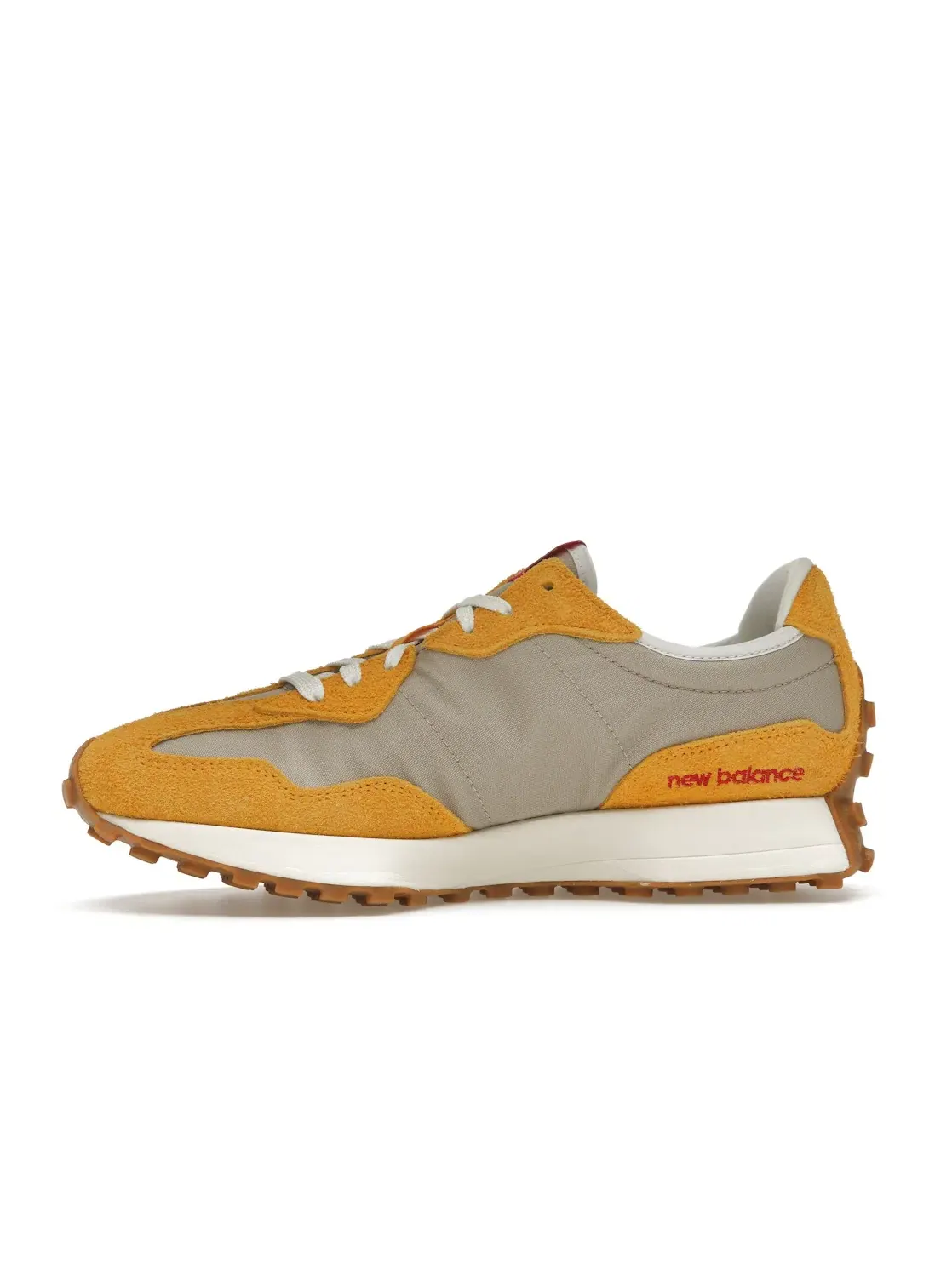 Мужские кроссовки lifestyle New Balance 327 — изображение 3 из 4, золотистый/серый/красный
