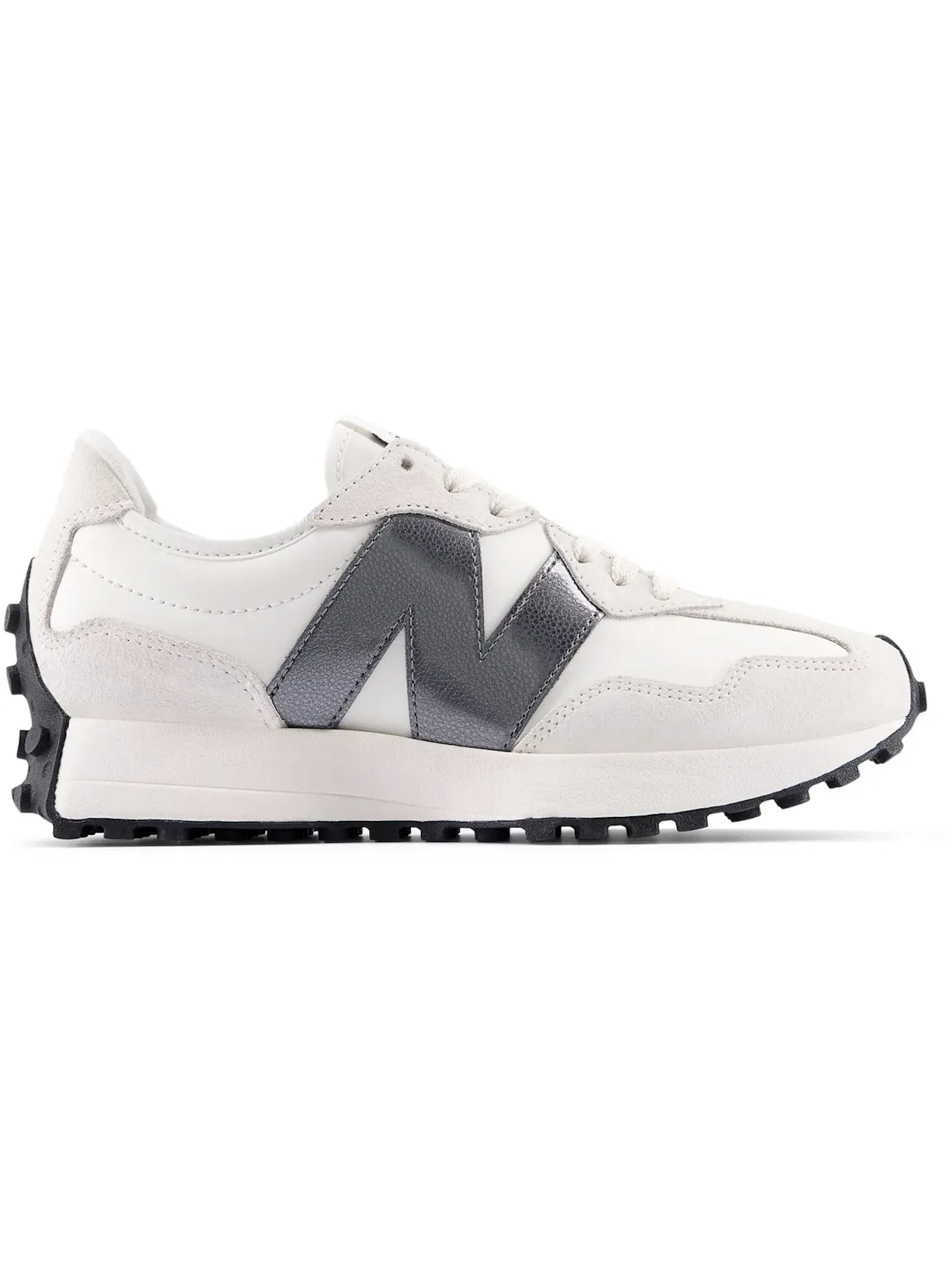 Женские кроссовки Lifestyle New Balance 327 — изображение 1 из 1, белый/темный серый