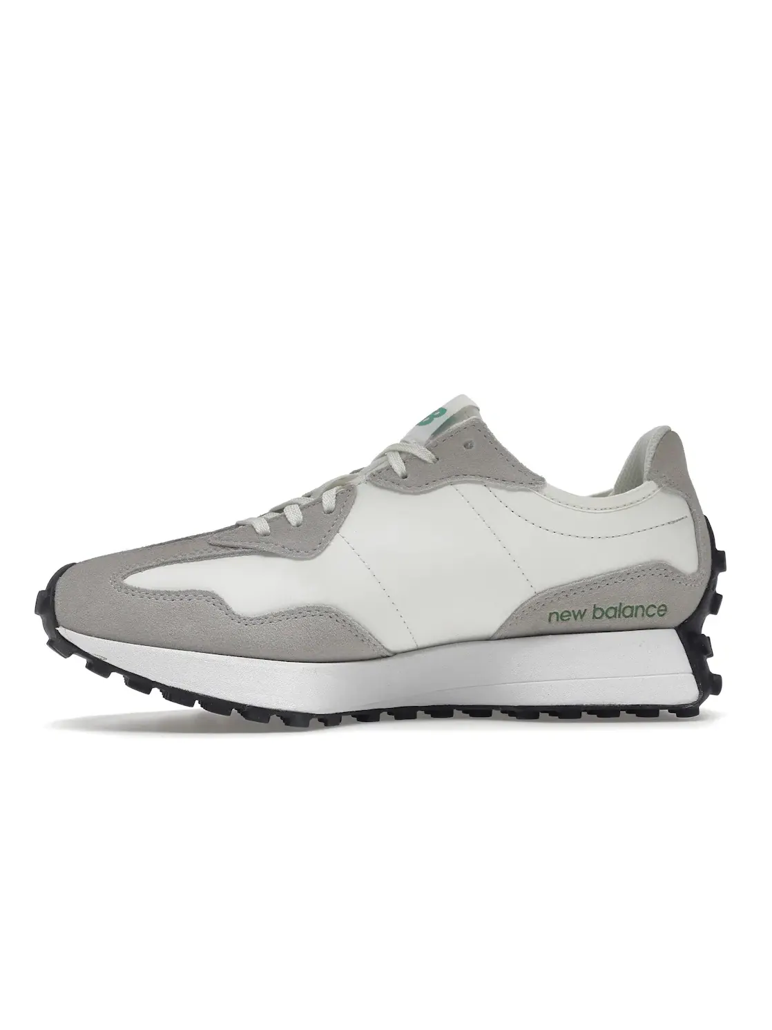 Женские кроссовки для повседневной носки New Balance 327 — изображение 3 из 4, белый/серый/зеленый