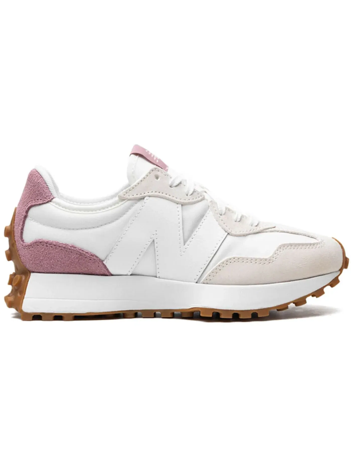 Женские кроссовки с ретро-дизайном New Balance 327 — изображение 1 из 1, розовый/бежевый/белый