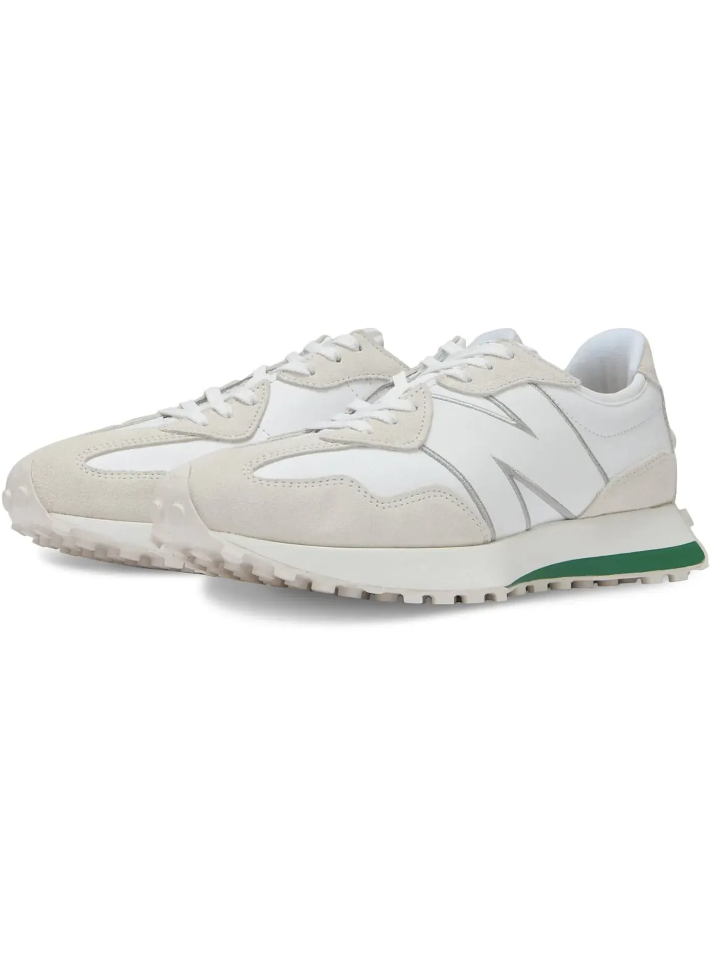 Мужские кроссовки Lifestyle New Balance 327 — изображение 2 из 3, белый/зеленый