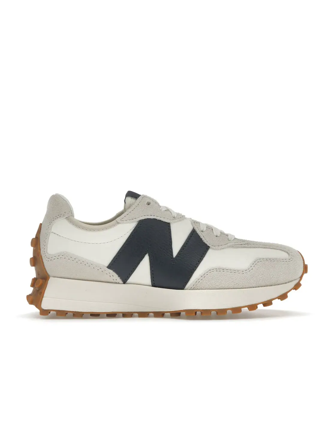 Женские кроссовки с замшевым верхом New Balance 327, Moonbeam/Outerspace — изображение 1 из 4