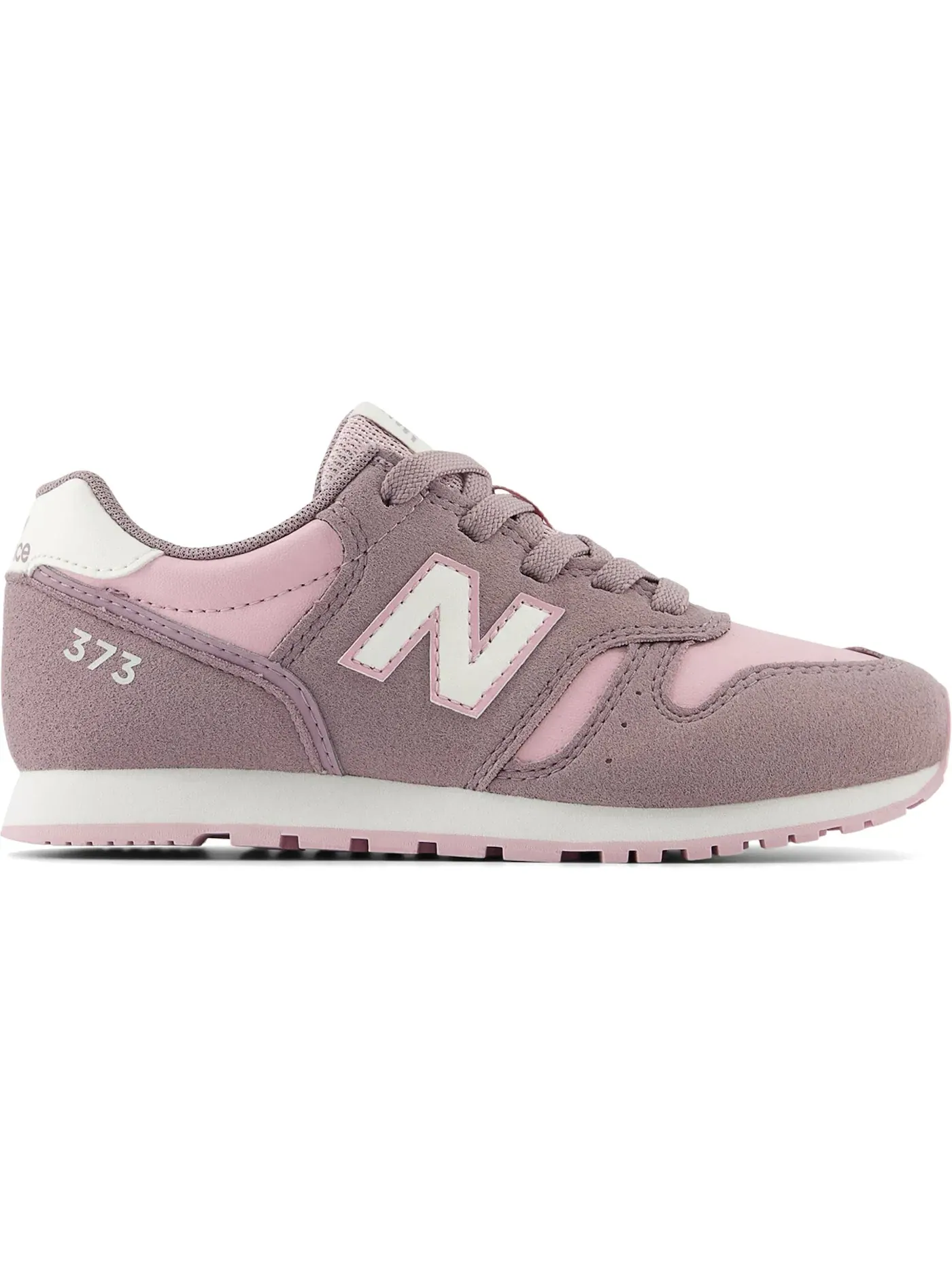 Детские кроссовки с повседневным стилем New Balance 373 — изображение 1 из 1, розовый/светлый розовый