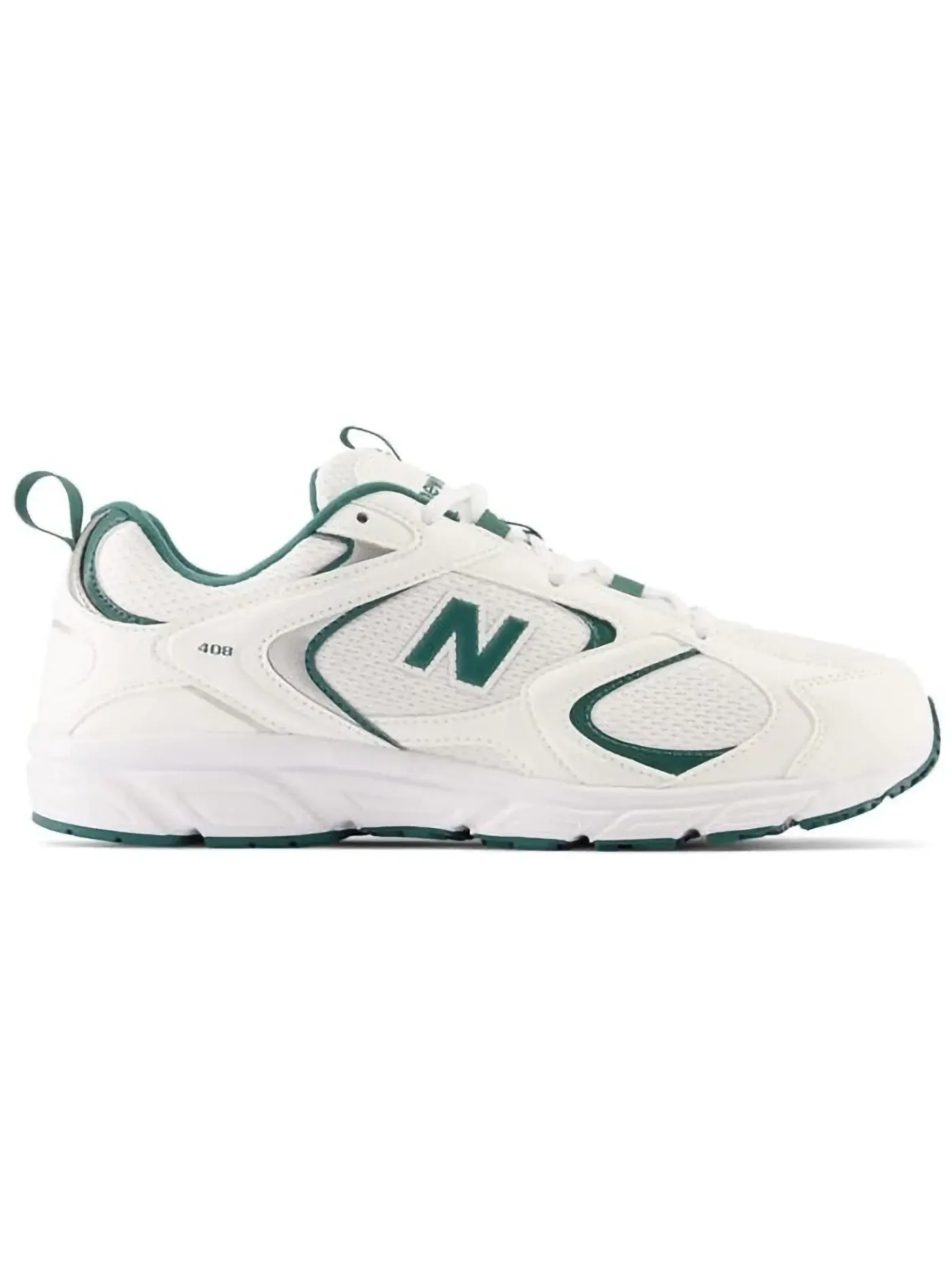 Мужские кроссовки Lifestyle New Balance 408 — изображение 1 из 2, белый/зеленый