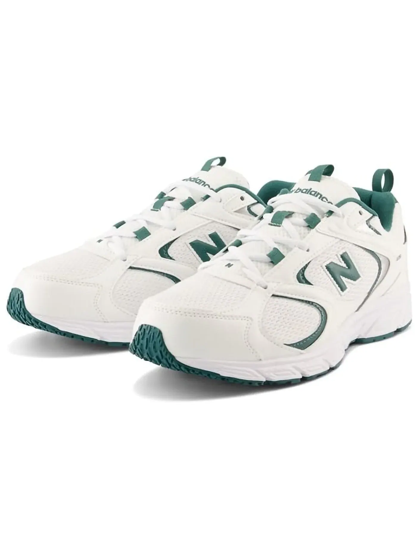 Мужские кроссовки Lifestyle New Balance 408 — изображение 2 из 2, белый/зеленый