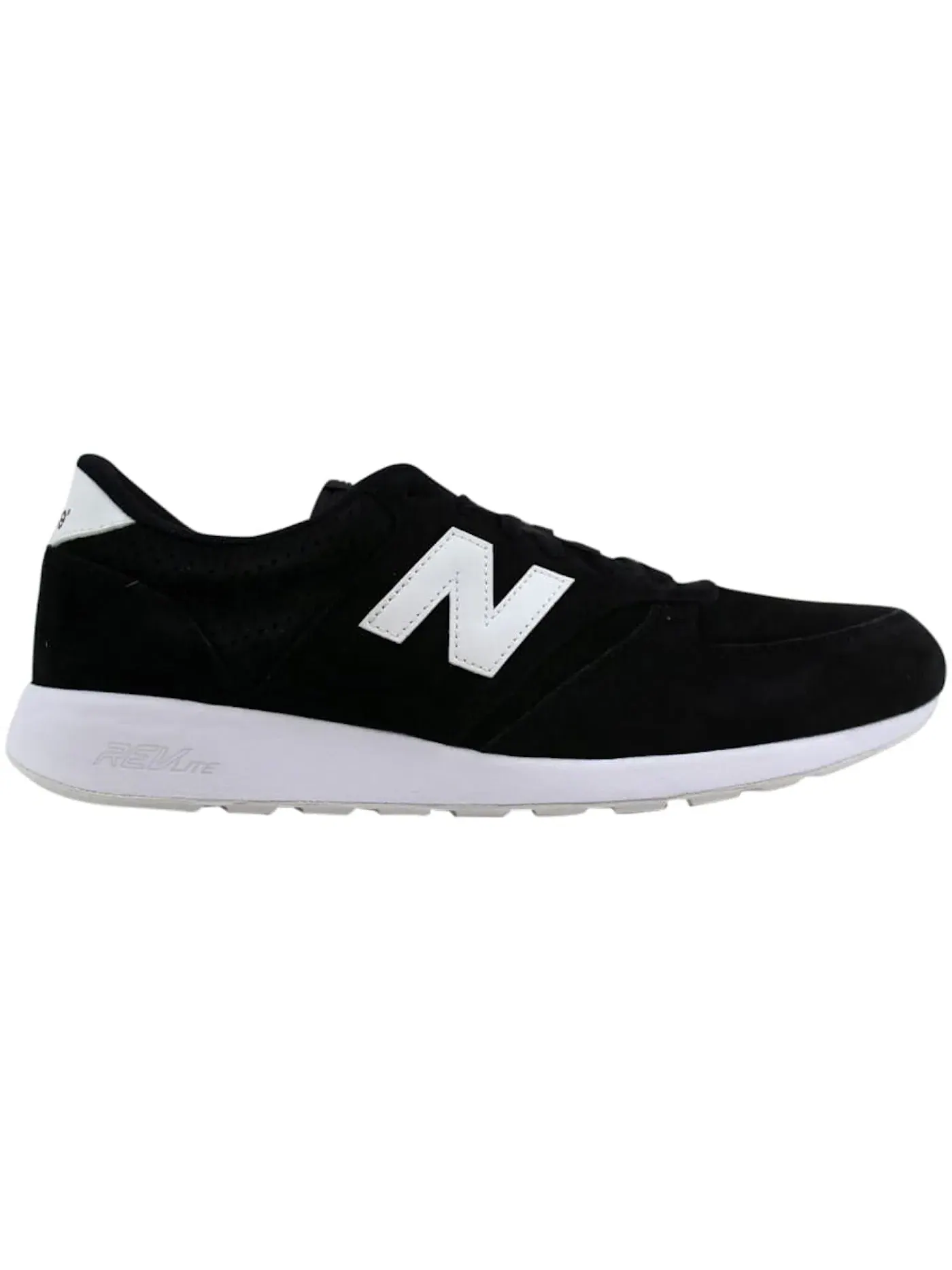 Мужские кроссовки с замшевым верхом New Balance 420 — изображение 1 из 1, черный/белый