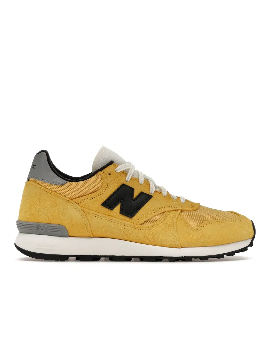 Мужские кроссовки с замшевыми вставками New Balance 475 — изображение 1 из 4, желтый/белый/черный