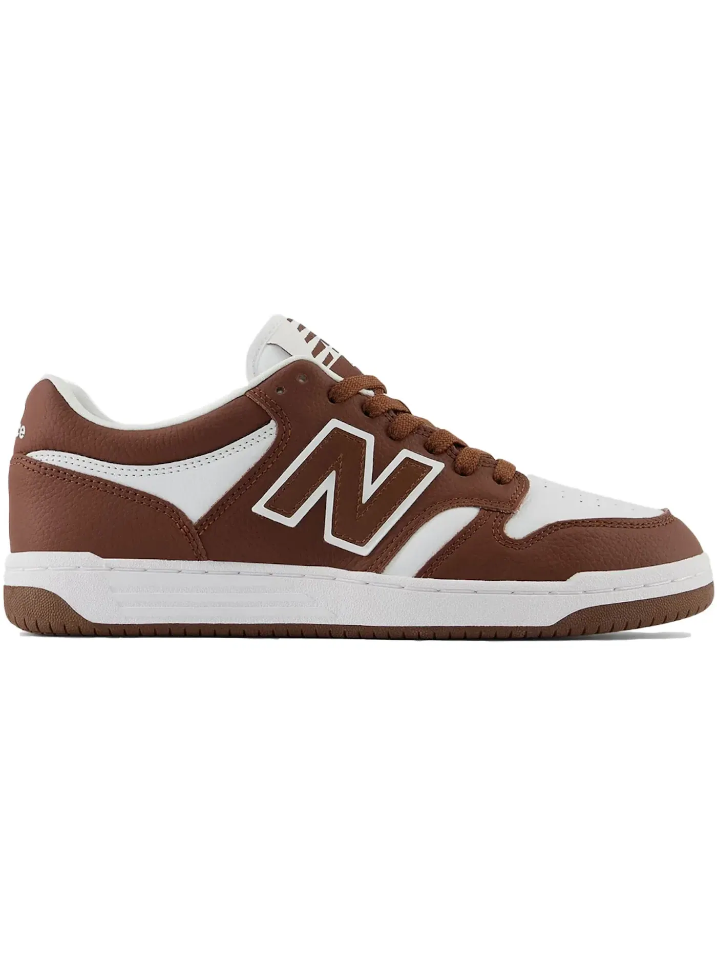 Мужские кроссовки Lifestyle New Balance 480 — изображение 1 из 1, коричневый/белый