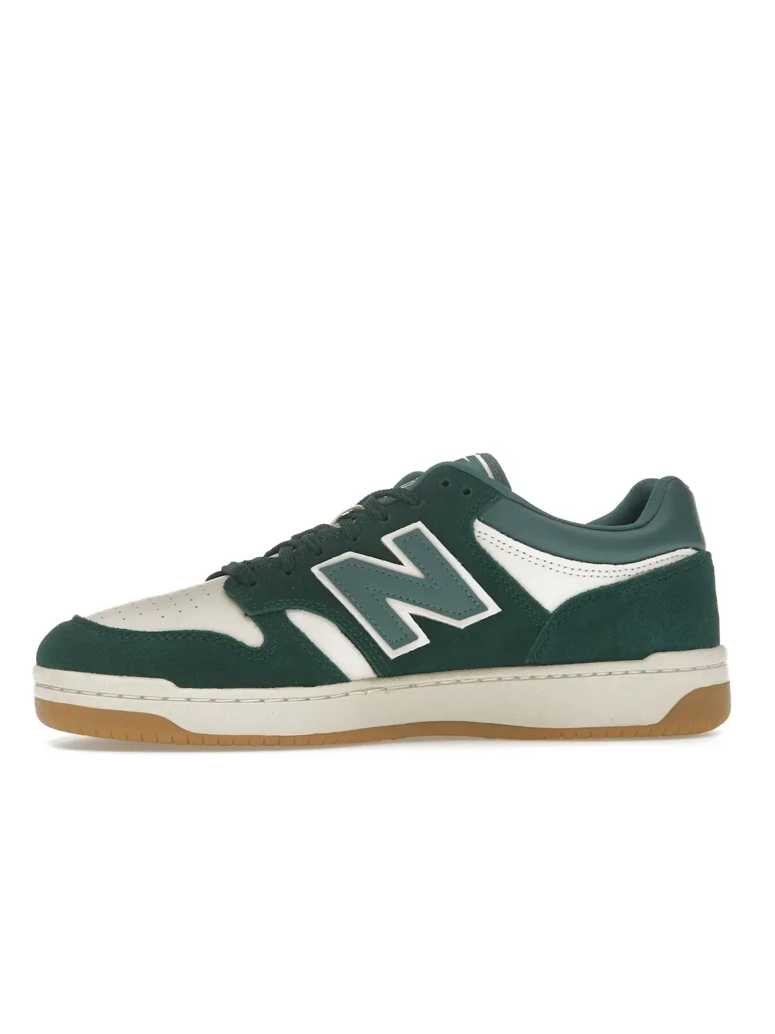 Мужские кроссовки с замшевым верхом New Balance 480 — изображение 3 из 4, зеленый