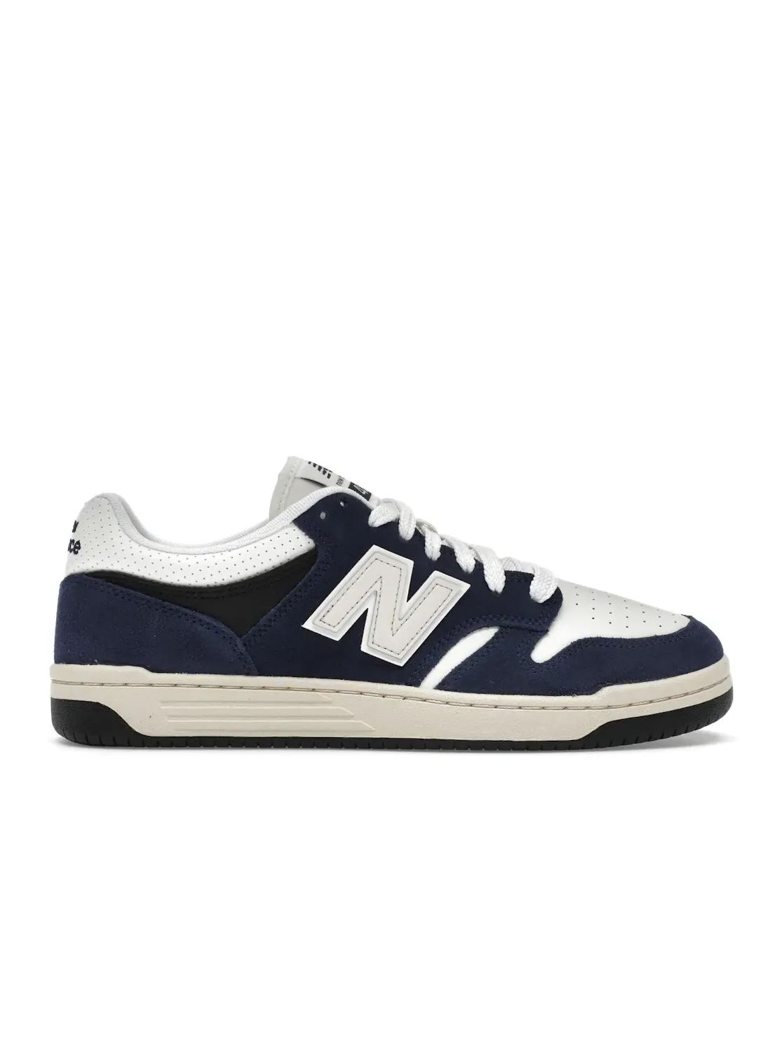 Мужские кроссовки с замшевым верхом New Balance 480 — изображение 1 из 4, темно-синий