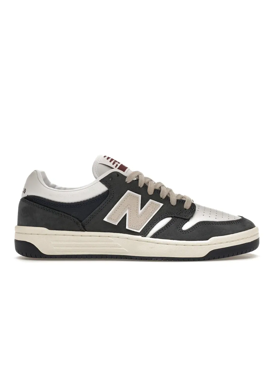 Мужские кроссовки с классическим дизайном New Balance 480 — изображение 1 из 4, темно-синий/белый