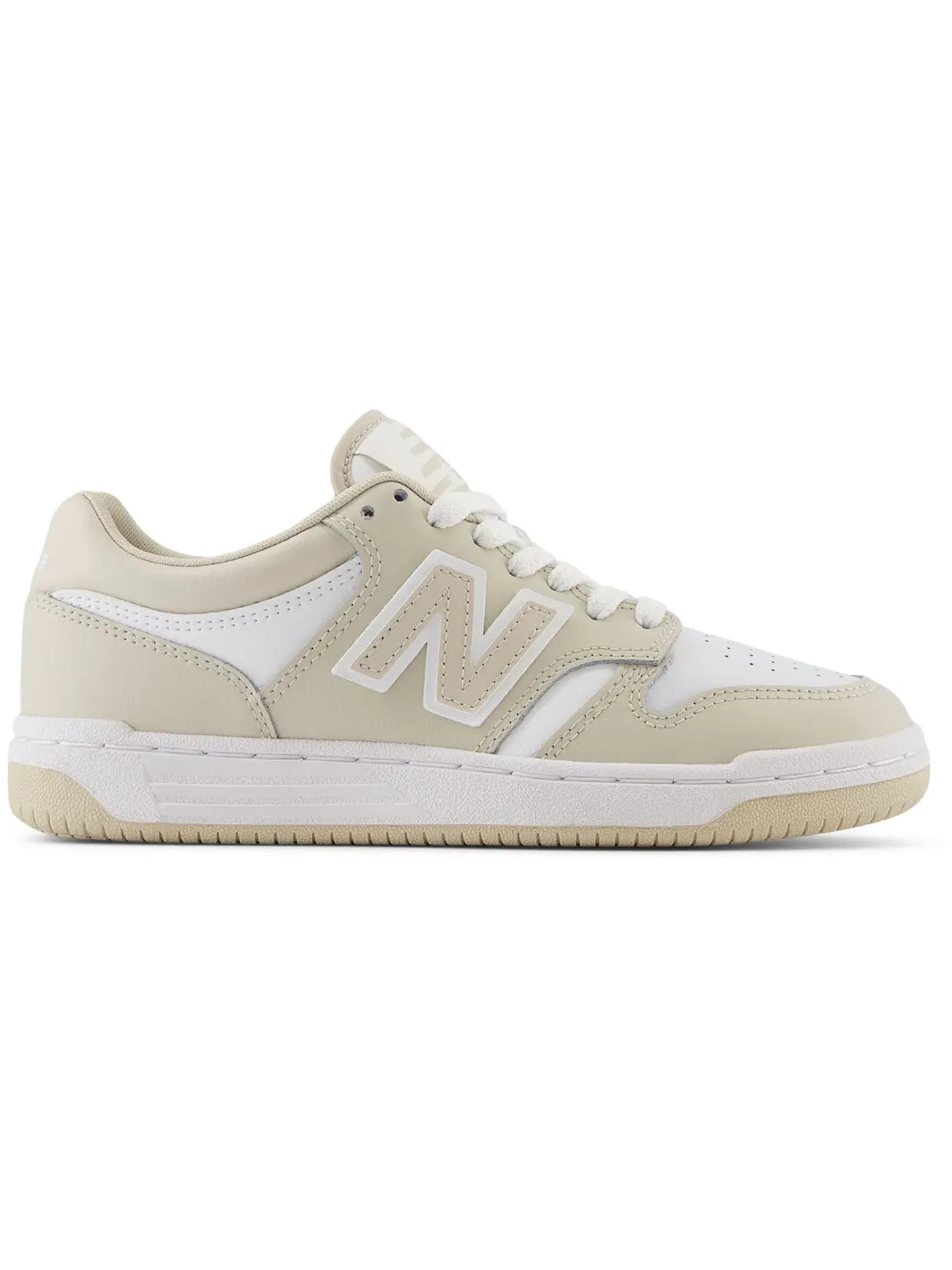 Детские кроссовки для мальчиков с замшевым верхом New Balance 480 — изображение 1 из 1, белый