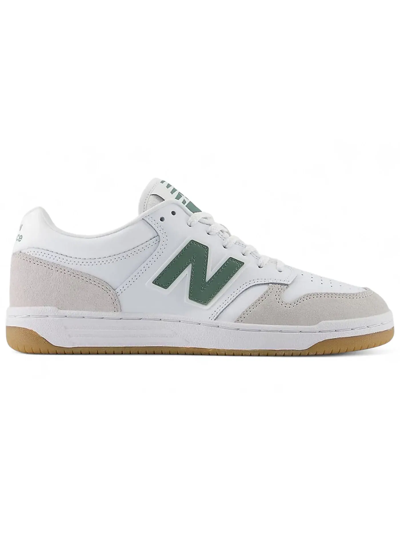 Мужские кроссовки Lifestyle New Balance 480 — изображение 1 из 1, белый/зеленый